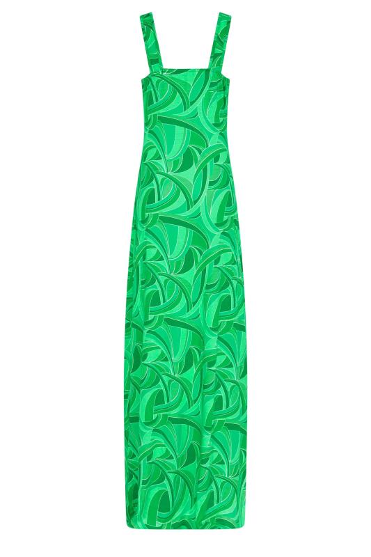 LTS Tall Green Swirl Print Maxi Dress 7
