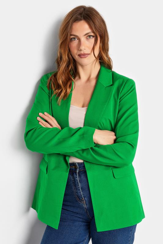 LTS Tall Women's Bright Green Scuba Crepe Blazer | Long Tall Sally  4