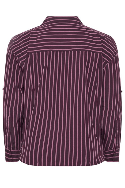 burgundy striped dress shirt Yours Women's Plus Size Red Stripe Size 10 *Premium Artisan Fabric