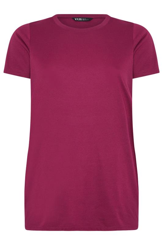 YOURS Plus Size Purple Core T-Shirt | Yours Clothing 5