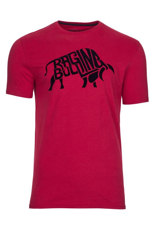 RAGING BULL Red Flock T-Shirt 1