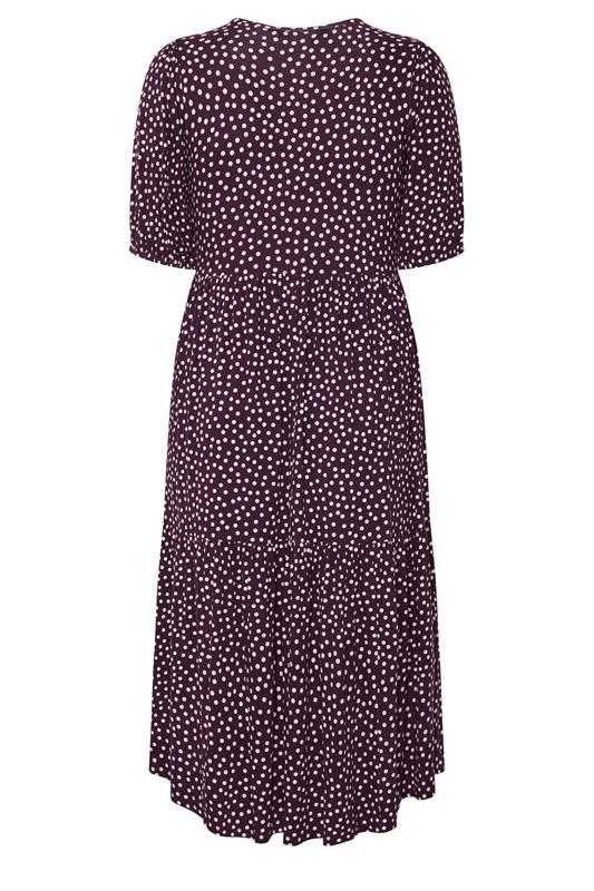 YOURS Plus Size Polka Dot Maxi Dress | Yours Clothing 6