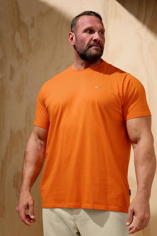 BadRhino Big & Tall Pumpkin Orange Core T-Shirt | BadRhino 1