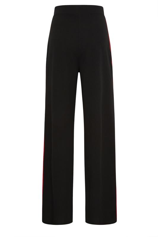 LTS Tall Women's Red & Black Side Stripe Wide Leg Trousers | Long Tall Sally 8