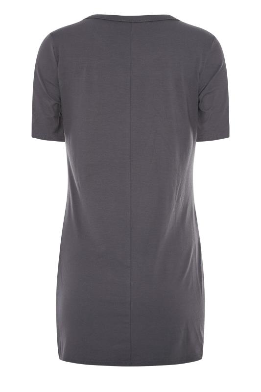Tall Charcoal Grey Short Sleeve T-Shirt_BK.jpg