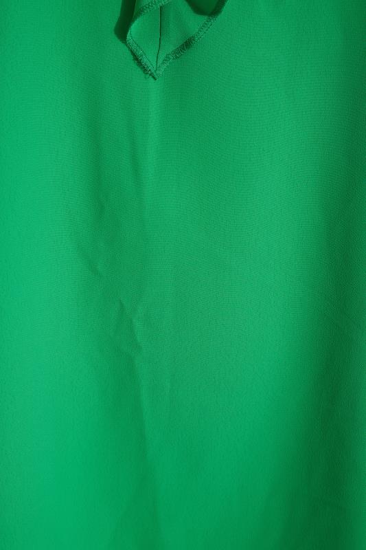 YOURS LONDON Curve Green Ruffle Vest Top_Z.jpg