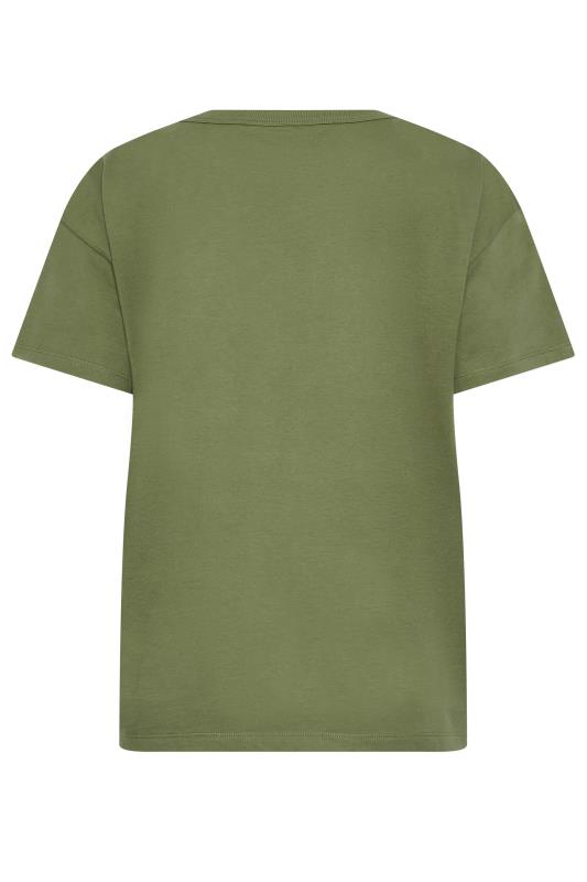 LTS Tall Khaki Green T-Shirt | Long Tall Sally 10