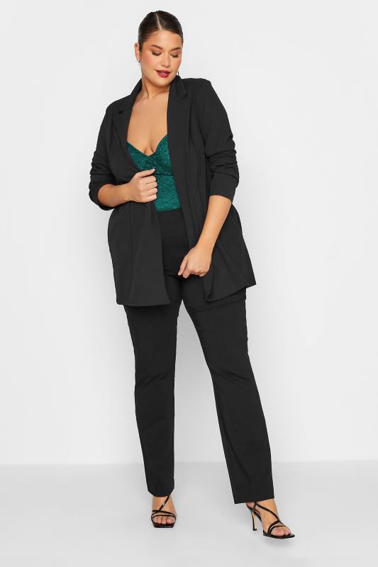 LTS Tall Women's Dark Green Lace Bodysuit | Long Tall Sally 2