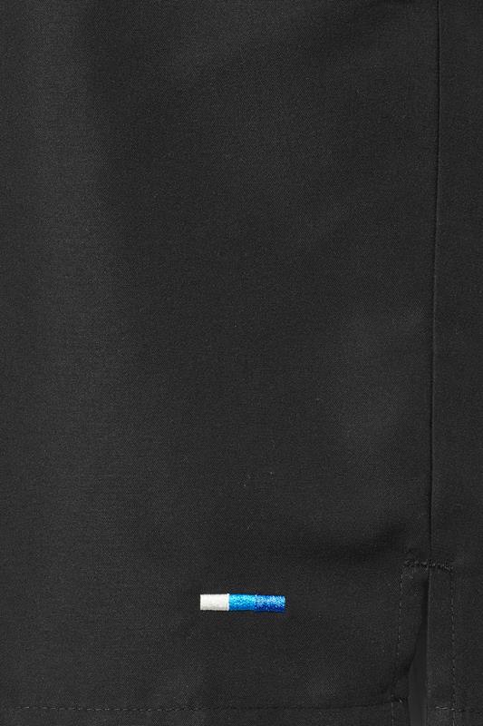 BadRhino Big & Tall Black Plain Swim Shorts | BadRhino  7