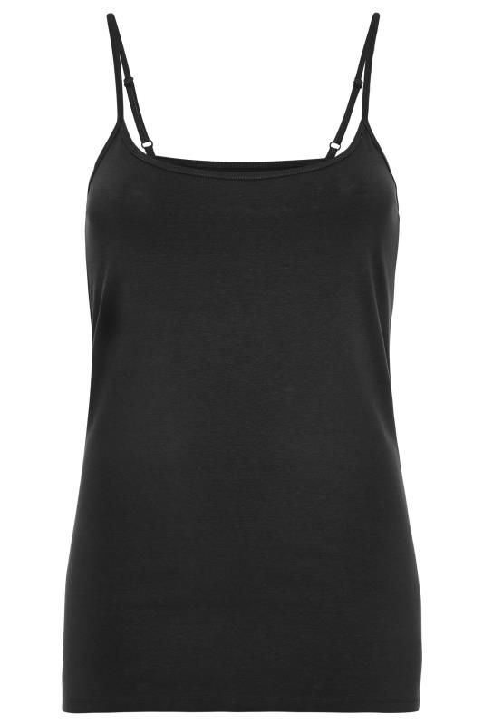 Plus Size Black Cami Vest Top | Yours Clothing 4