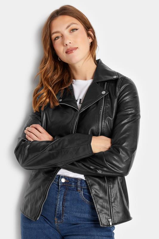 LTS Tall Women's Faux Leather Biker Jacket | Long Tall Sally 5