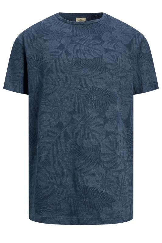  Grande Taille JACK & JONES Dark Denim Blue Short Sleeve T-Shirt