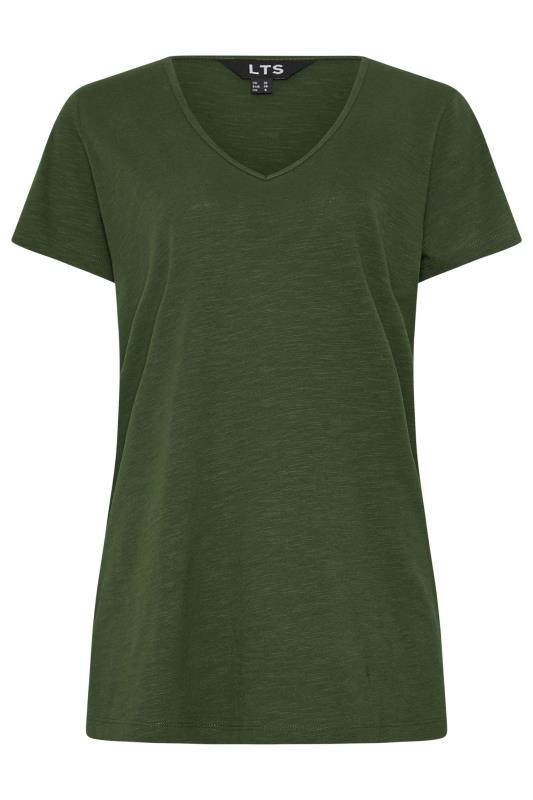 LTS Tall 3 Pack Red & Green V-Neck T-Shirts | Long Tall Sally 11