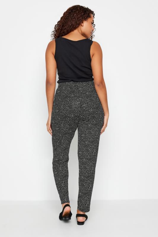 M&Co Black Spot Print Harem Trousers | M&Co  4