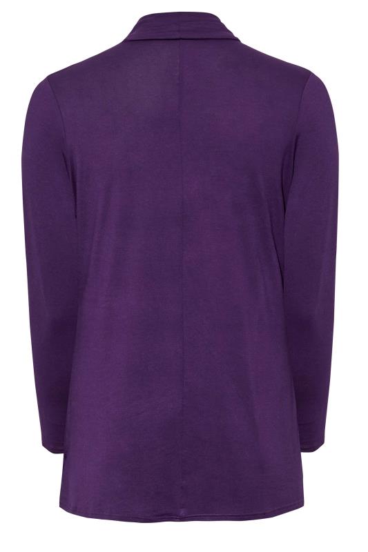 LIMITED COLLECTION Plus Size Dark Purple Turtle Neck Top | Yours Clothing 8