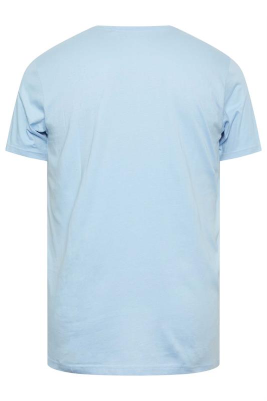 BadRhino Big & Tall Chambray Blue Core T-Shirt | BadRhino 4