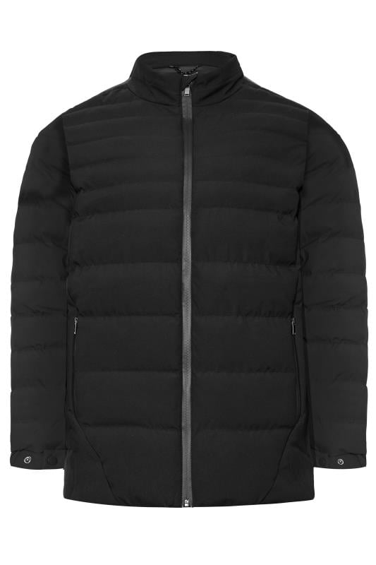 BadRhino Big & Tall Black Waterproof Puffer Jacket | BadRhino 4