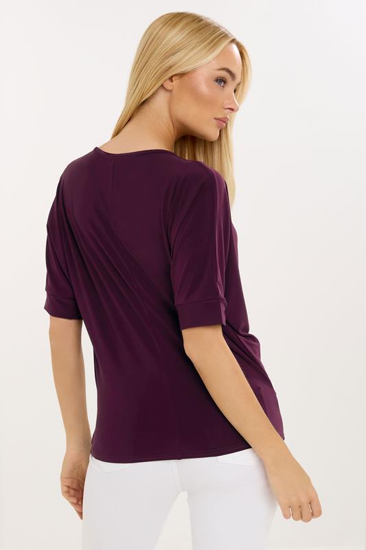 STAR Red Wine Draped Top | StarByJM 2