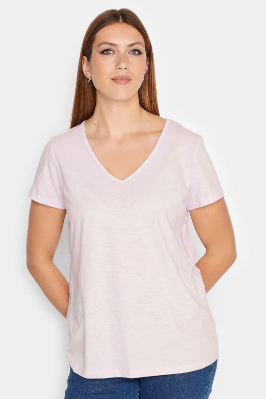LTS Tall Womens Blush Pink Short Sleeve T-Shirt | Long Tall Sally  2