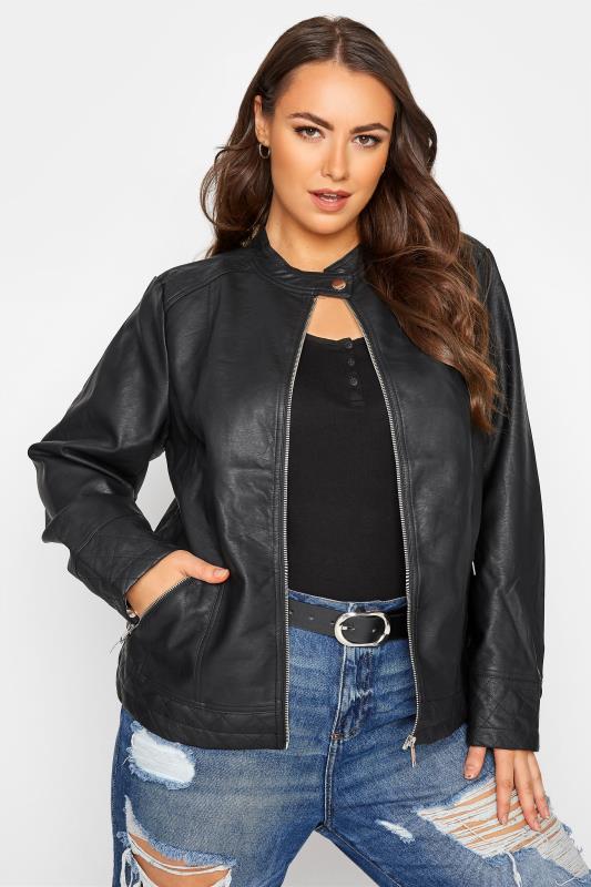 Plus size Faux Leather Jackets | Women’s Faux Leather Jackets | Yours ...