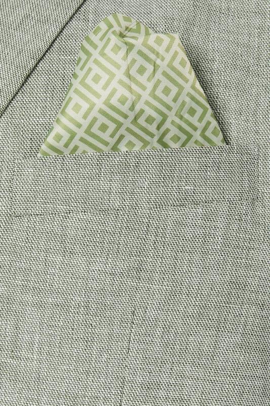 BadRhino Tailoring Big & Tall Green Linen Blazer | BadRhino 8