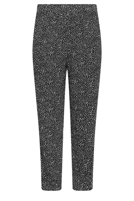 M&Co Black Spot Print Harem Trousers | M&Co  7