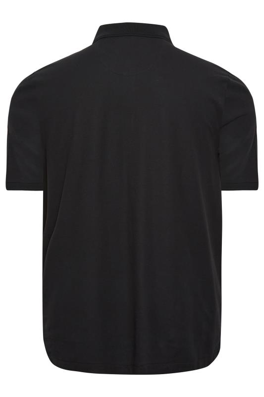 PENGUIN MUNSINGWEAR Big & Tall Black Polo Shirt | BadRhino  4