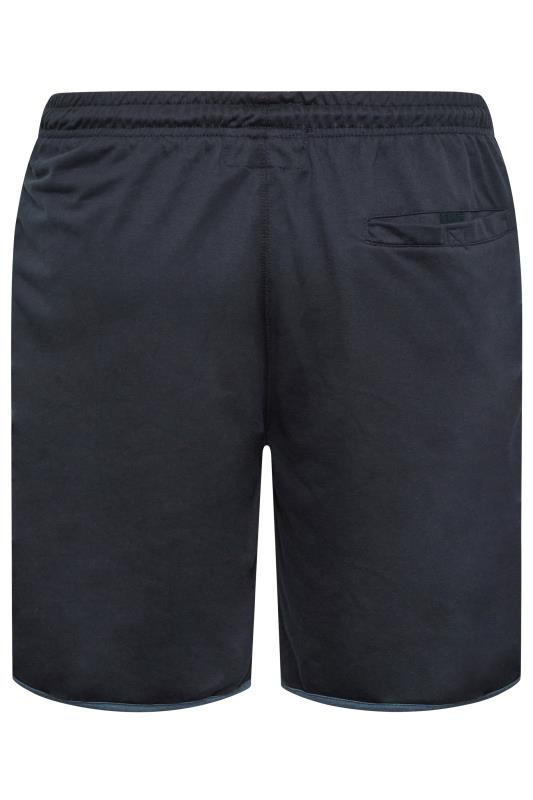KAM Big & Tall Navy Blue Gym Shorts | BadRhino 6