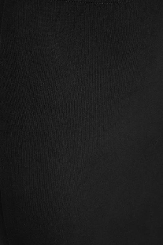 Petite Black Tube Midi Skirt 3