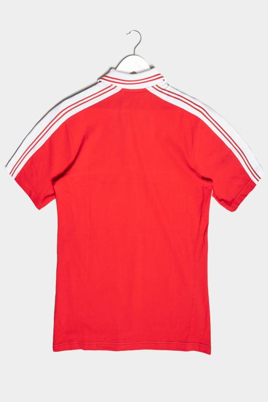 BadRhino Big & Tall Red Colour Block Tape Polo Shirt 3