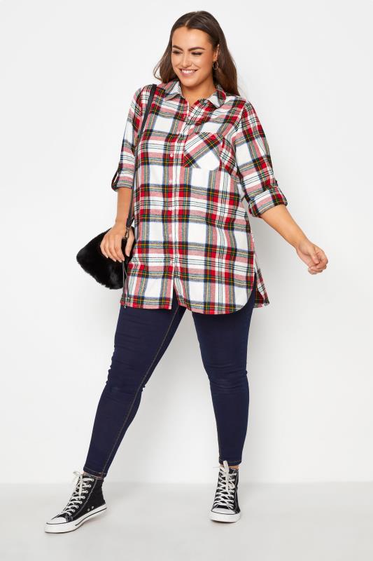 Check Boyfriend Shirt | Yours Clothing