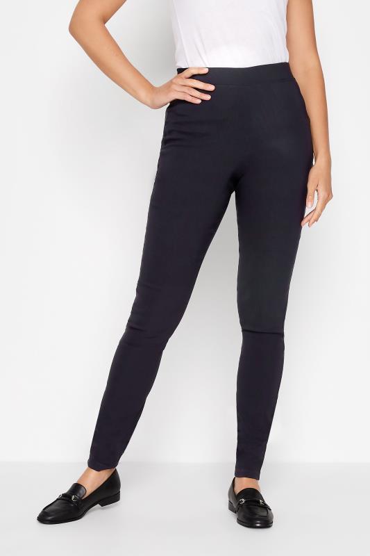LTS Tall Navy Blue Stretch Skinny Trousers | Long Tall Sally 1