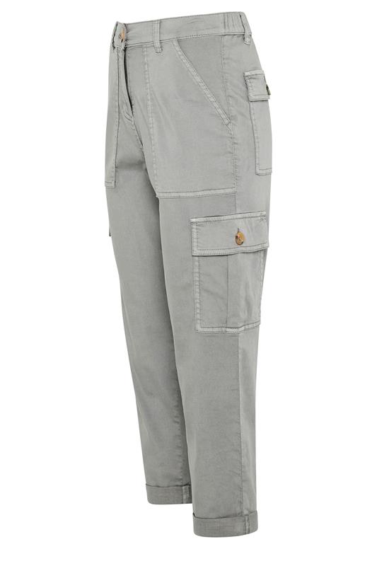 M&Co Petite Grey Cargo Trousers | M&Co 5