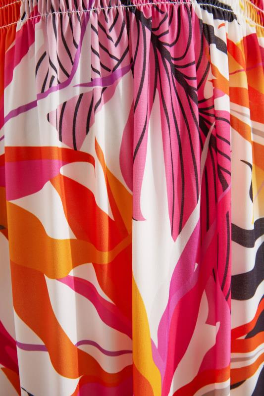 YOURS LONDON Curve White & Pink Tropical Print Maxi Dress_Z.jpg