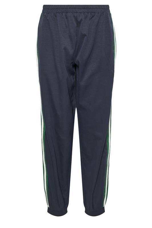 PixieGirl Petite Women's Navy Stripe Cuffed Joggers | PixieGirl 7