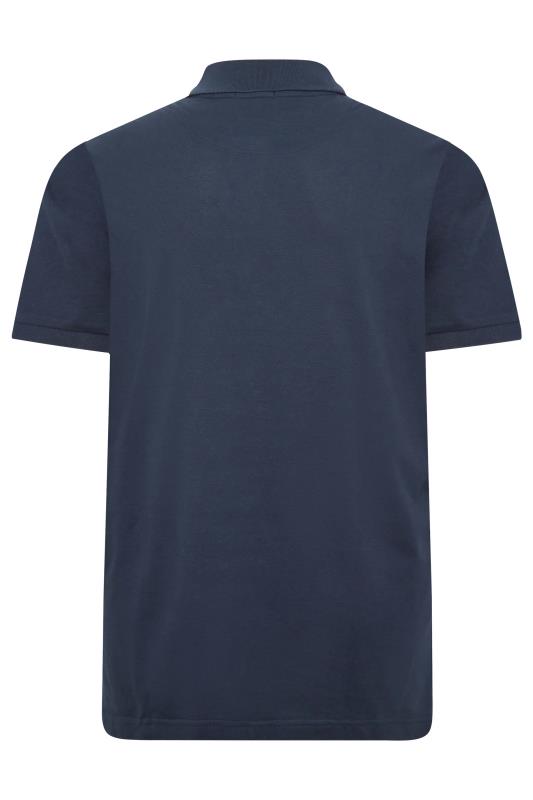 U.S. POLO ASSN. Big & Tall Navy Blue Polo Shirt | BadRhino  4