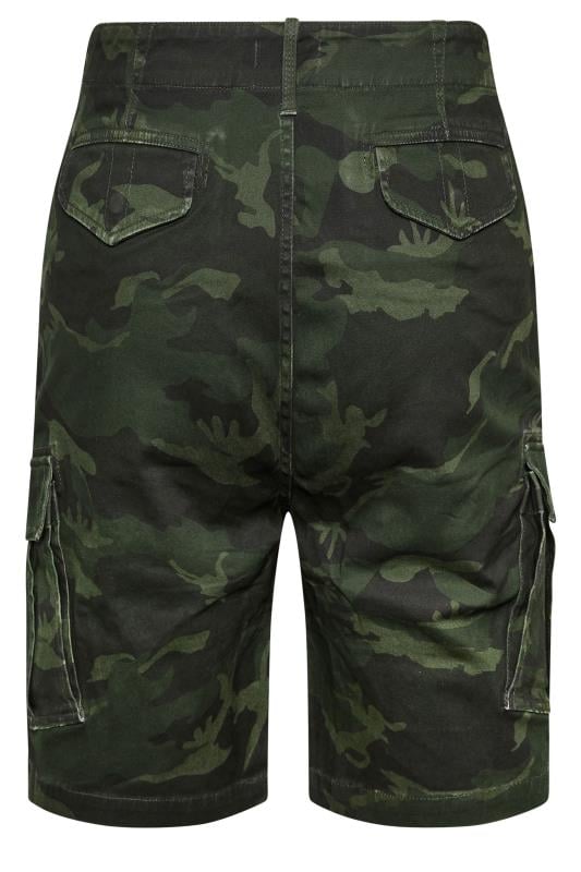 BadRhino Big & Tall Green Camo Cargo Shorts | BadRhino 6