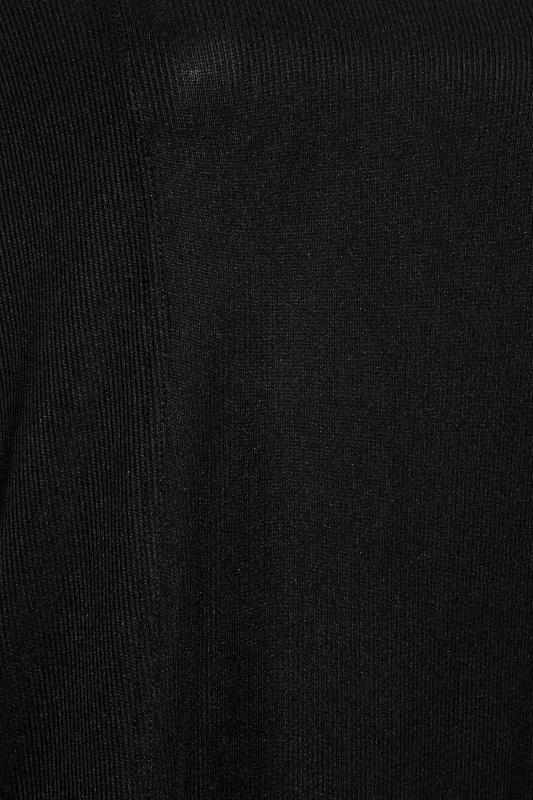 LIMITED COLLECTION Curve Black Long Sleeve Seam Detail Top 6