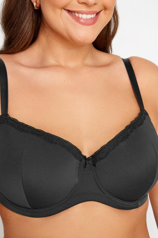Buy Yours Black Curve 2 Pack Front Fastening Bra from Next Ireland