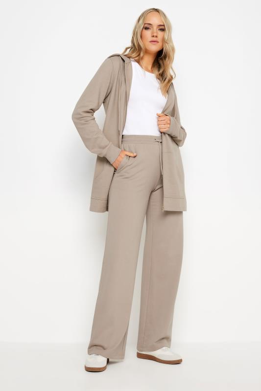  Grande Taille LTS Tall Stone Brown Wide Leg Joggers
