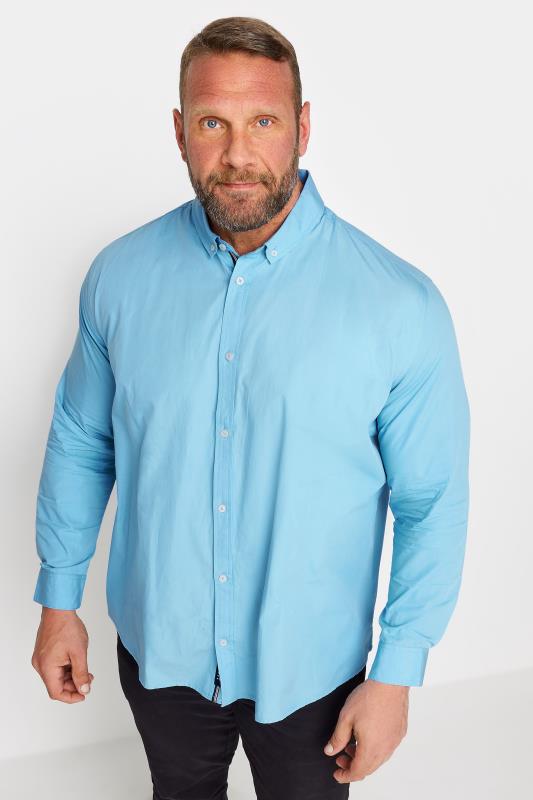 BadRhino Light Blue Long Sleeve Poplin Shirt | BadRhino 1