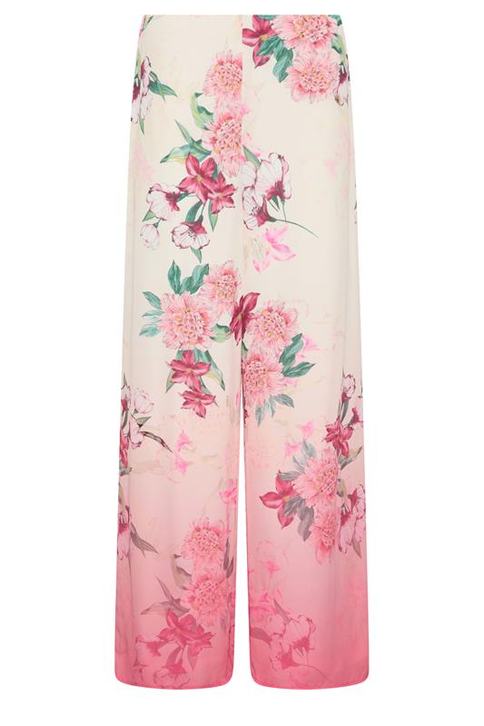 STAR Pink Floral Wide Leg Trousers | StarByJM 5