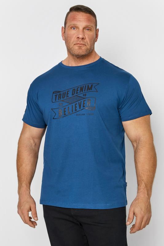  Tallas Grandes REPLIKA Blue True Denim T-Shirt
