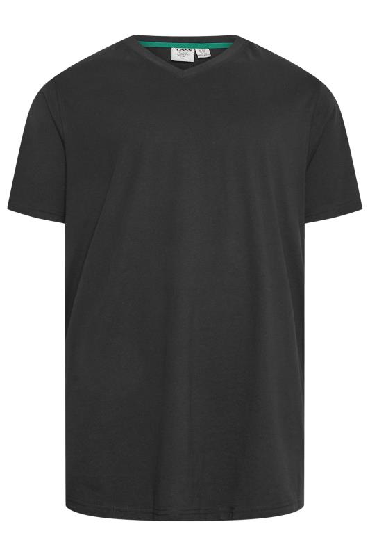 D555 Big & Tall Black Short Sleeve T-Shirt | BadRhino 2