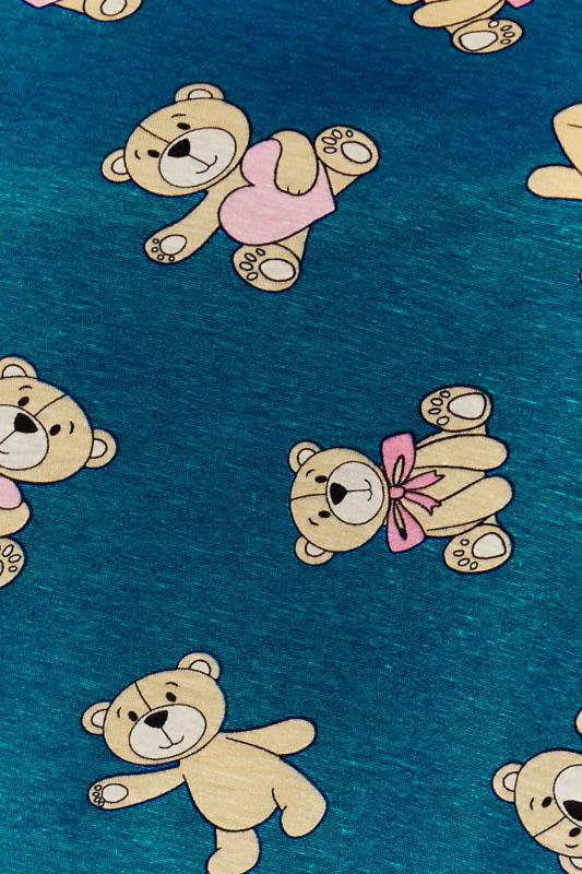 Curve Dark Blue Teddy Bear Pyjama Set 5