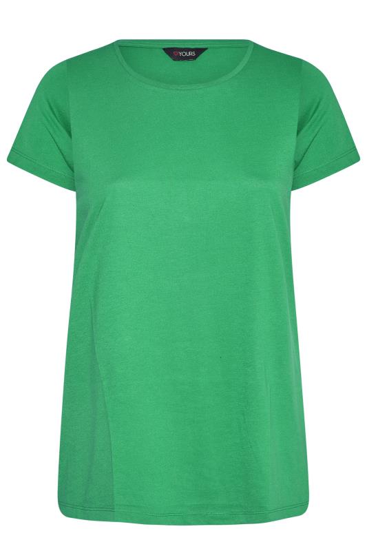 Curve Emerald Green Short Sleeve T-Shirt 5