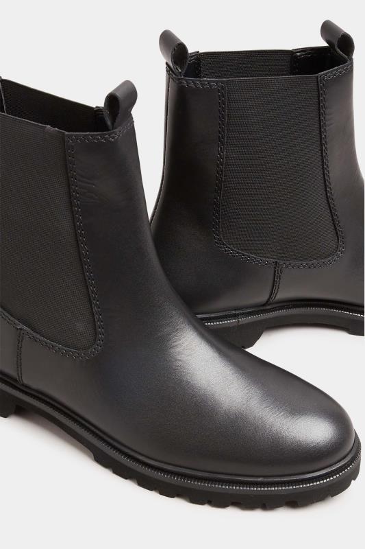 LTS Women's Black Chelsea Boots In Standard Fit | Long Tall Sally 5