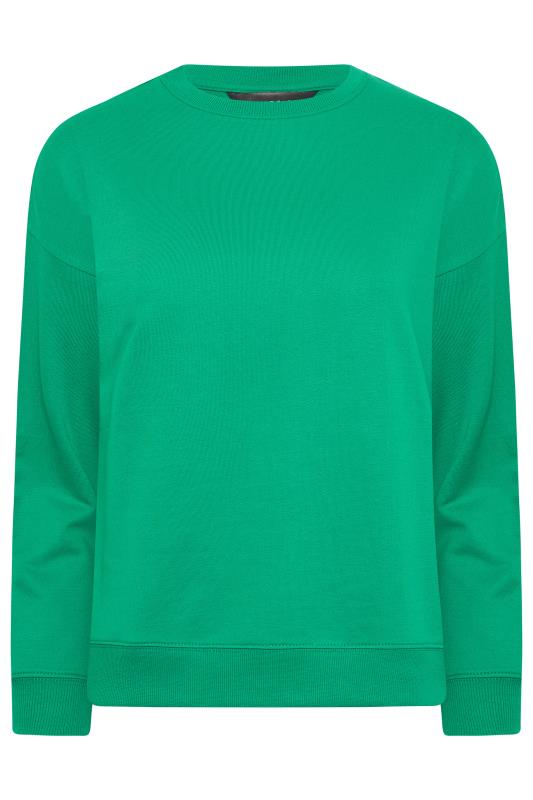Petite Green Crew Neck Sweatshirt | PixieGirl 6