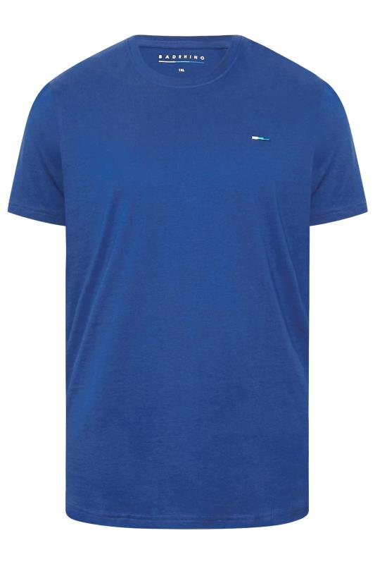 BadRhino Big & Tall Bright Blue Plain T-Shirt 3