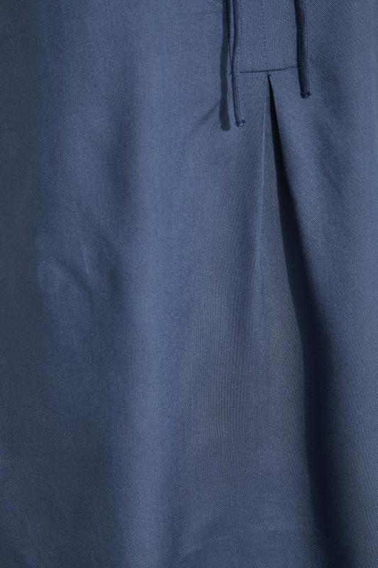 LTS Tall Women's Navy Blue Tie Detail Sleeveless Top | Long Tall Sally 5